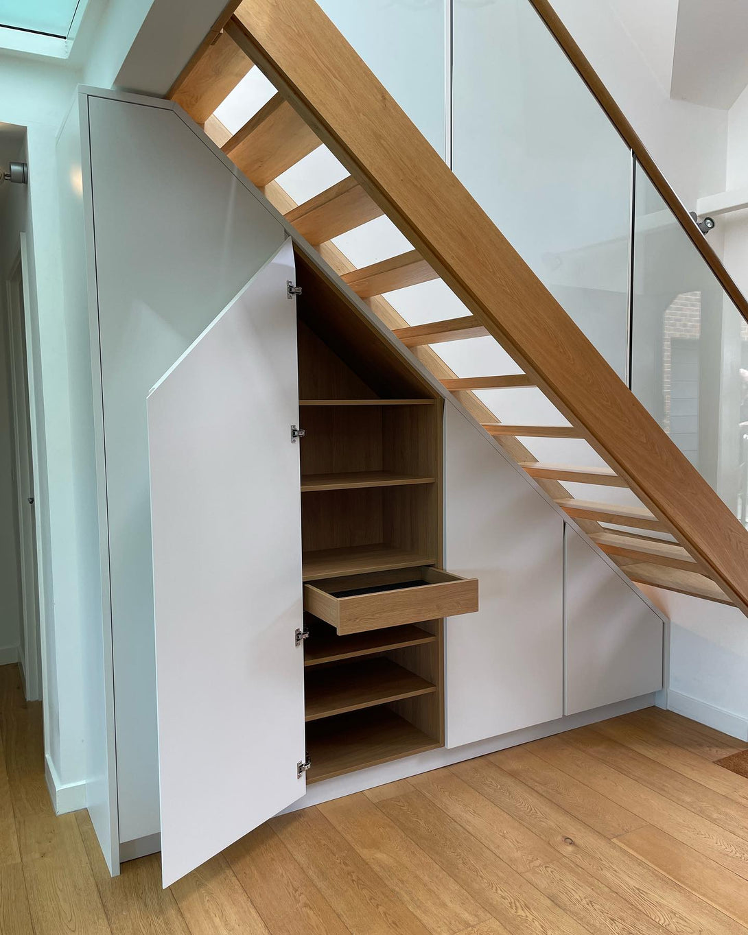 Under Stair Shoe & Coat Storage