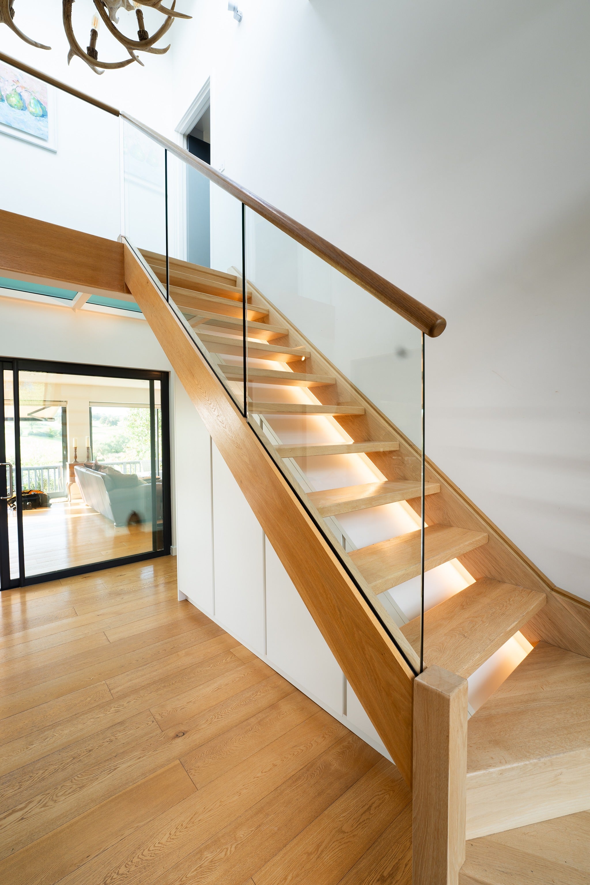 Stair hotsell shoe storage