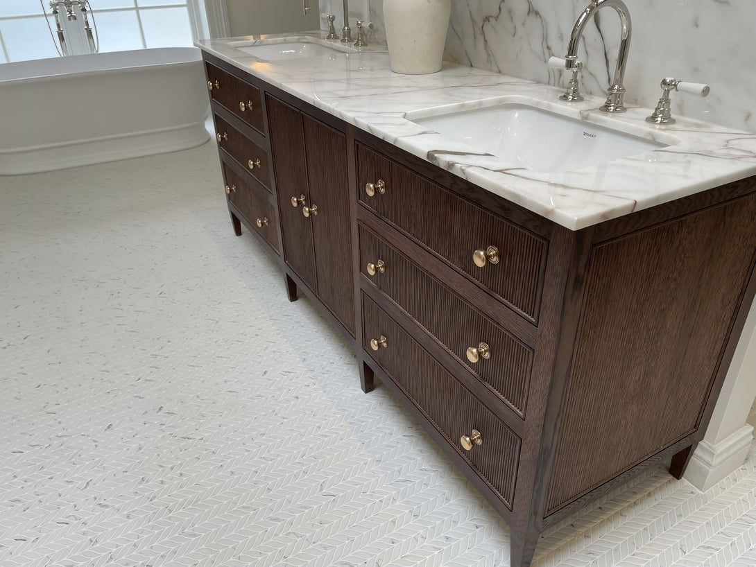 Oak Vanity Unit