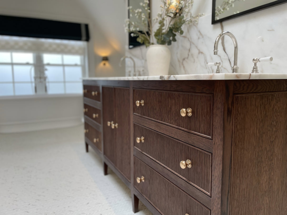 Oak Vanity Unit