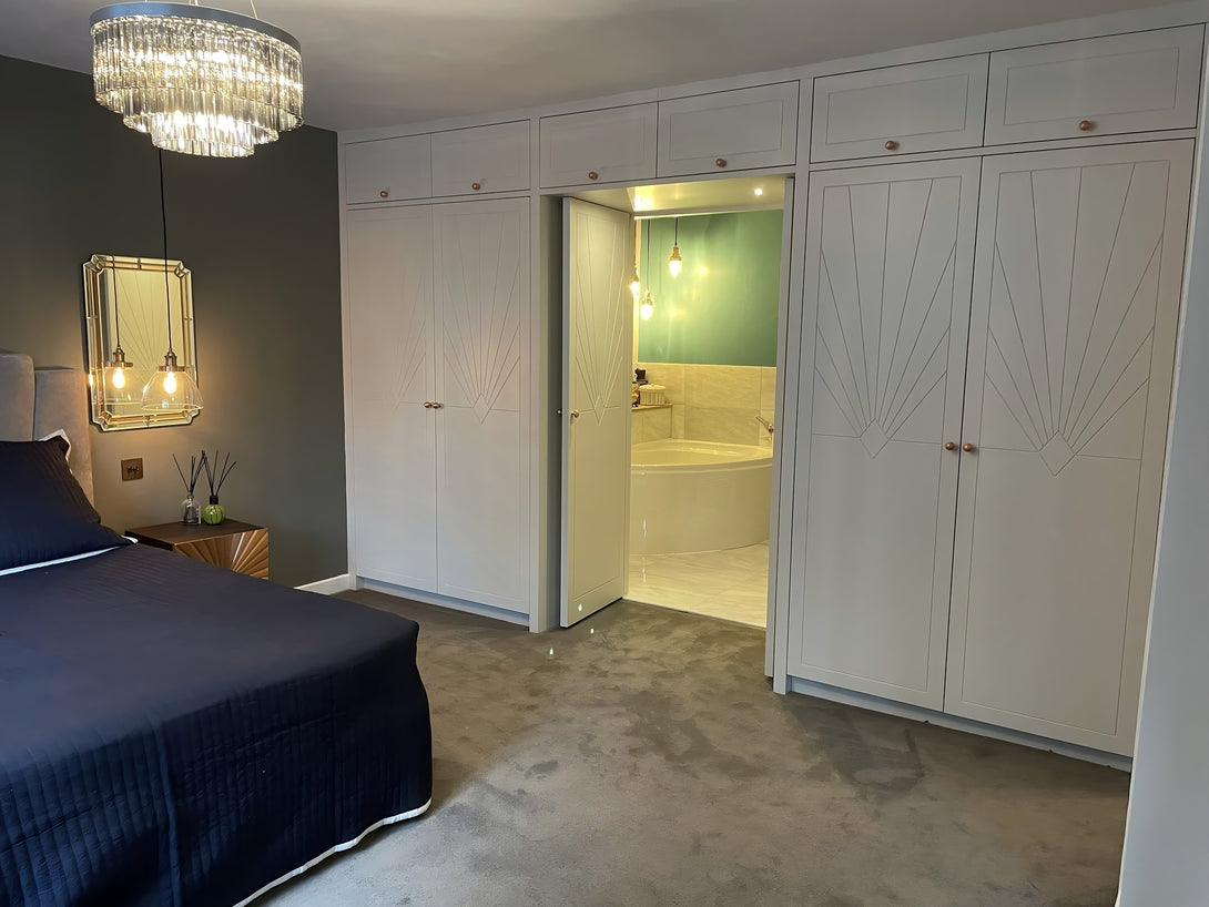 Art Deco Wardrobes Leading to Ensuite