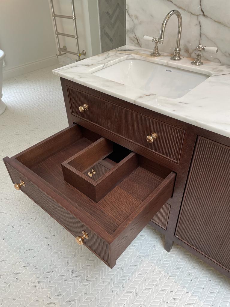 Oak Vanity Unit