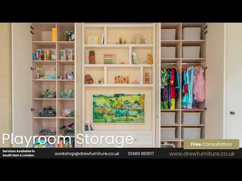 Bespoke Playroom Storage & Media Unit Video Showcase by Drew Furniture