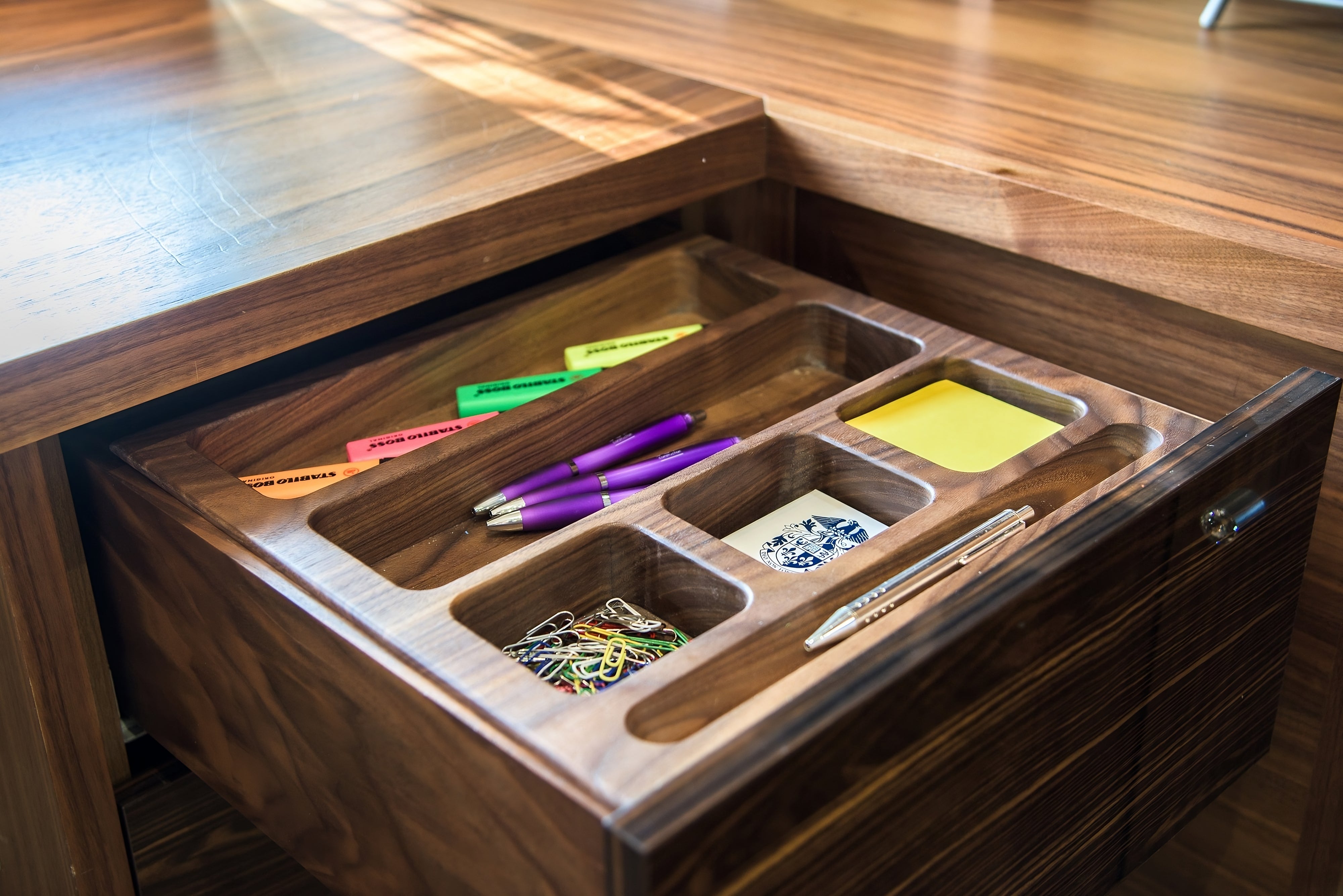 Bespoke Walnut Study | Storage Options | Drew Furniture – DrewFurniture